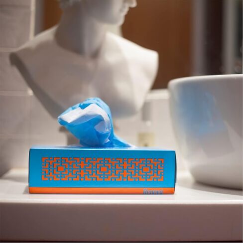 Renova Red Label Blue Facial - 80 أنسجة - [حزمة 8] in Saudi Arabia