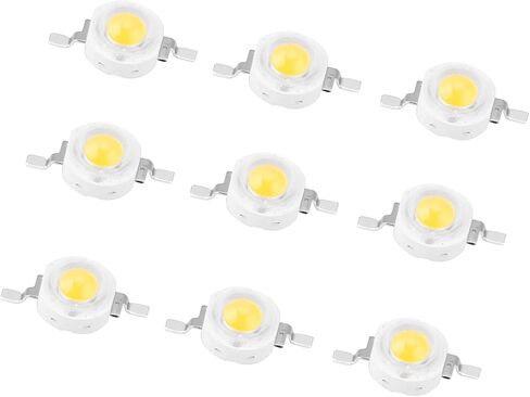 1W High Power LED Beads Light Emitting Diode Chips SMD for DIY Lighting Fixtures (Warm White 3000K) in Saudi Arabia