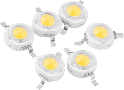 1W High Power LED Beads Light Emitting Diode Chips SMD for DIY Lighting Fixtures (Warm White 3000K) in Saudi Arabia