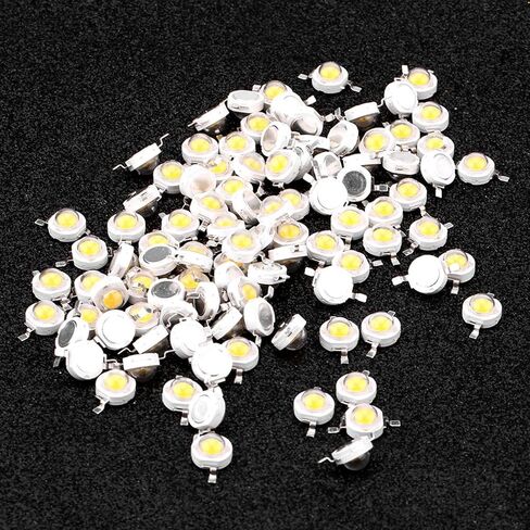 1W High Power LED Beads Light Emitting Diode Chips SMD for DIY Lighting Fixtures (Warm White 3000K) in Saudi Arabia