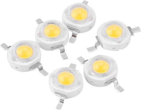 1W High Power LED Beads Light Emitting Diode Chips SMD for DIY Lighting Fixtures (Warm White 3000K) in Saudi Arabia