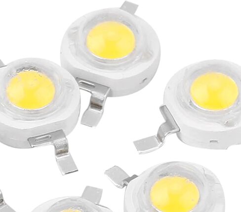 3W طاقة عالية LED حبات الضوء الباعث رقائق الصمام الثنائي SMD لتركيبات الإضاءة DIY (بيضاء حقيقية 6000-6500K) in Saudi Arabia