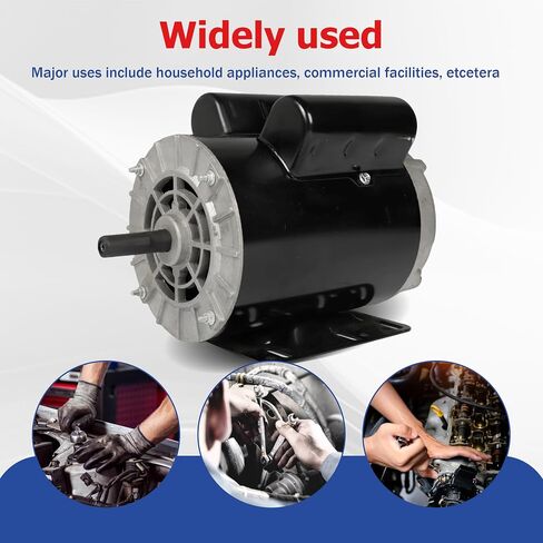 3hp مرحلة واحدة محرك CCW 3450 دورة في الدقيقة 56 الإطار 115-230V للضواغط in Saudi Arabia