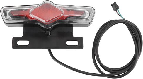 36V‑60V Electric Bike Warning Signal Light,Electric Bike Tail Light Turn Signal Two in One Warning Signal for Night Riding in Saudi Arabia