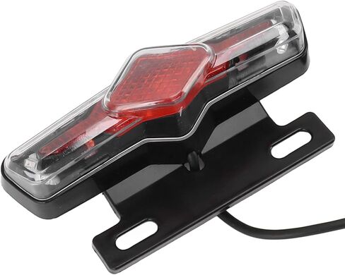 36V‑60V Electric Bike Warning Signal Light,Electric Bike Tail Light Turn Signal Two in One Warning Signal for Night Riding in Saudi Arabia