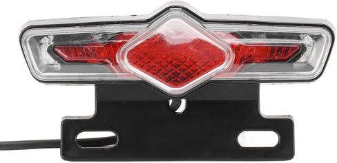 36V‑60V Electric Bike Warning Signal Light,Electric Bike Tail Light Turn Signal Two in One Warning Signal for Night Riding in Saudi Arabia