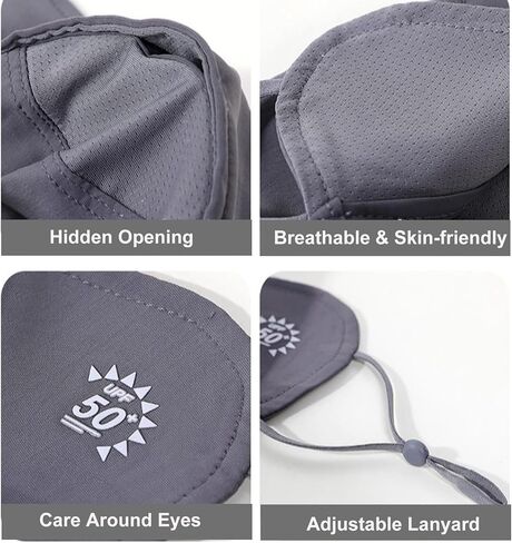 2Pcs UV Face Mask, Sun Masks for Women, Cooling Breathable Face Cover for Outdoors, Washable Reusable (Pink+Black) in Kuwait