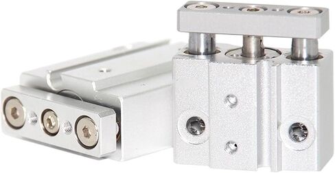 1pcs MGPM25 MGPL25 25mm Stroke 20-50 Compact Pneumatic Air Cylinder with Guide Rod MGPM20-20 MGPM20-25 MGPM20-30 MGPM20-40 MGPM20-50(Stroke 50mm,MGPL bore 25) in Saudi Arabia