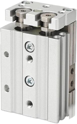 1pcs طاولة شريحة الهواء مزدوجة قضيب السكك الحديدية الشريحة الهوائية الأسطوانة mxq6 mxq8 mxq12 mxq16 mxq20 mxq25 (Mxq bore 16mm ، stroke 20mm) in Kuwait
