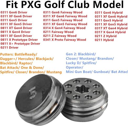 Compatible with PXG 0311 0811 GEN 6/5/4 Driver Fairway Wood Hybrid Putter Golf Club Weight in Saudi Arabia