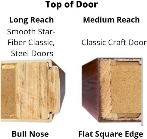81" Replacement Weather Stripping Single Piece for a Therma-Tru Entry Door (Long Reach (Smooth Star, Fiber Classic, Steel Doors), Bronze) in Saudi Arabia