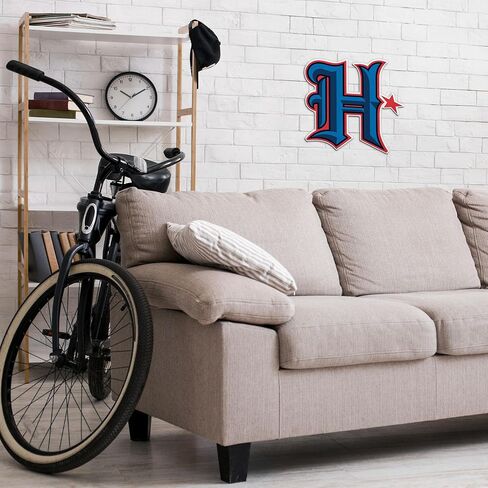 Rico Industries NFL Football Houston Texans Logo Logo Logo Cut Cut Pennant - Home and Living Room Décor - Soft Felt EZ للتعليق in Saudi Arabia