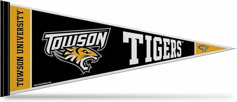 Rico Industries NCAA Towson Tigers 12" x 30" Felt Wall Décor Pennant - Great for Home/Bed Room/Man Cave Décor in Saudi Arabia