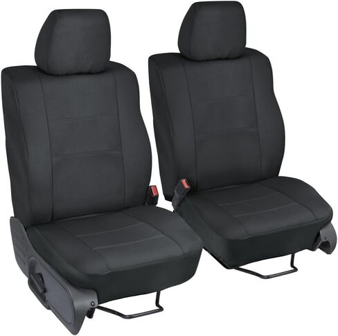 PolyCustom Seat Covers for Ford F-150 Crew Cab 04-08 - Washable Single Bucket EasyWrap Cloth - Charcoal Gray in Saudi Arabia
