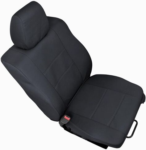 PolyCustom Seat Covers for Ford F-150 Crew Cab 04-08 - Washable Single Bucket EasyWrap Cloth - Charcoal Gray in Saudi Arabia