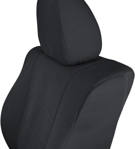 PolyCustom Seat Covers for Ford F-150 Crew Cab 04-08 - Washable Single Bucket EasyWrap Cloth - Charcoal Gray in Saudi Arabia