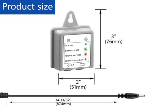 169031 AC Power Cord Adapter Kit for Moen MotionSense, MotionSense Wave and U by Moen Kitchen Faucets (169031 ac Adapter) in Saudi Arabia