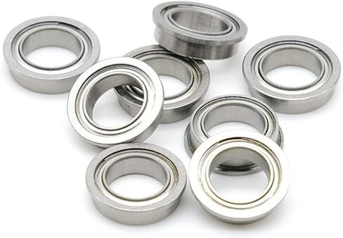 F6802ZZ Flange Bearing 15x24 × 5 مم من الصلب الصلب معدن مُغلق السرعة عالية السرعة أجزاء 5 مساءً in Saudi Arabia