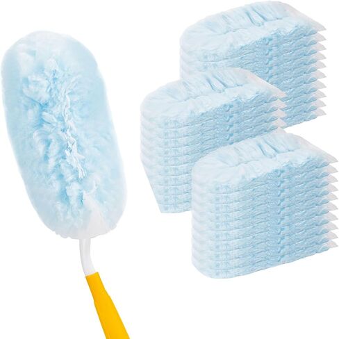 40 تعبئة Duster Count لـ Swiffer Duster ، و 360 درجة تعبئة Duster Duster ، و duster من الألياف الدقيقة المتاح للأثاث الغبار ، والستائر ، ومراوح السقف ، والجدران ، (40 إعادة تعبئة ومقبض واحد) in Saudi Arabia