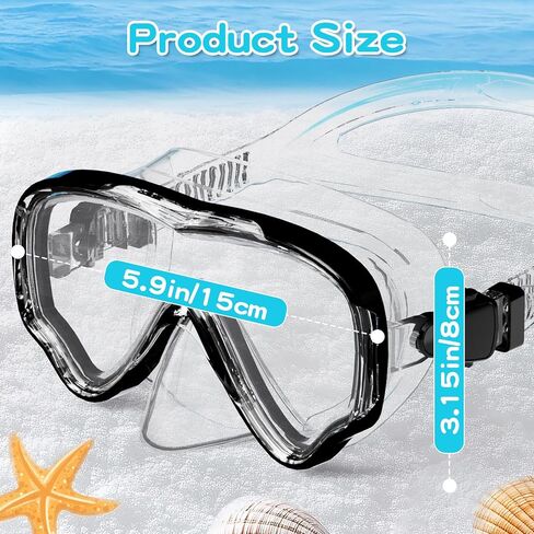 أطفال سباحة نظارات وغطاء للأنف ، وقناع الغطس المضاد لمكافحة UV ، و Snorkeling Gear للسباحة للأطفال 3-14 2pcs in Kuwait