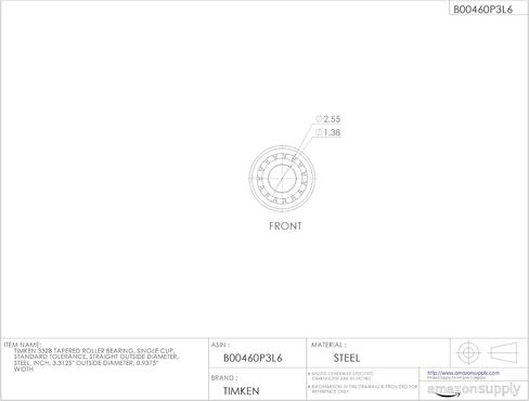 Timken Tapered Roller Bearing Cup - 3328 in Saudi Arabia