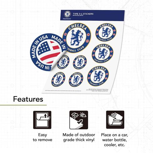 Desert Cactus Chelsea FC Sticker Decal Vinyl London Blue Lions Football Football Cootccer Botto Scrapbook T3 (Type 3-1) in Saudi Arabia