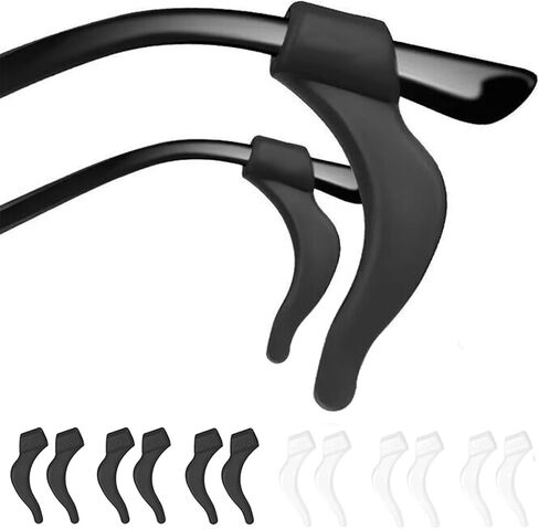 Eye Glasses Ear Grippers,Anchor Glasses Grip,Anti Slip Eyeglasses Ear Grips,Silicone Ear Hooks for Sunglasses in Saudi Arabia