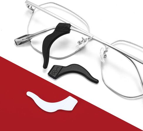 Eye Glasses Ear Grippers,Anchor Glasses Grip,Anti Slip Eyeglasses Ear Grips,Silicone Ear Hooks for Sunglasses in Saudi Arabia