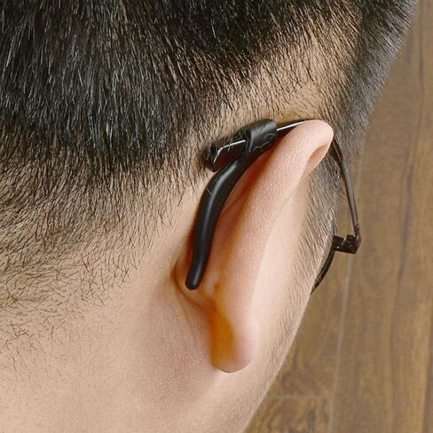 Eye Glasses Ear Grippers,Anchor Glasses Grip,Anti Slip Eyeglasses Ear Grips,Silicone Ear Hooks for Sunglasses in Saudi Arabia