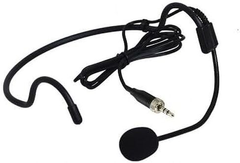 ميكروفون سماعات الرأس البديلة لـ Sennheiser SK 100 G4 Wireless Bodypack Transmitter ، أحادي الاتجاه ، أسود in Saudi Arabia