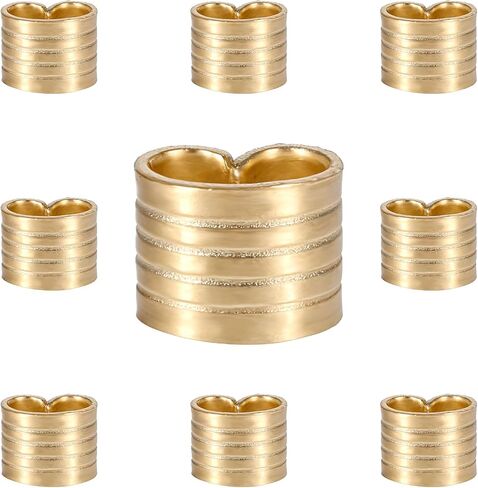 10PCS Copper Buckle, 2GT Belt Clamp, Wire Cable Connector, Durable Wire Cable Terminal, 3D Printer Parts for Width 6mm Open Timing Rubber Belt in Saudi Arabia