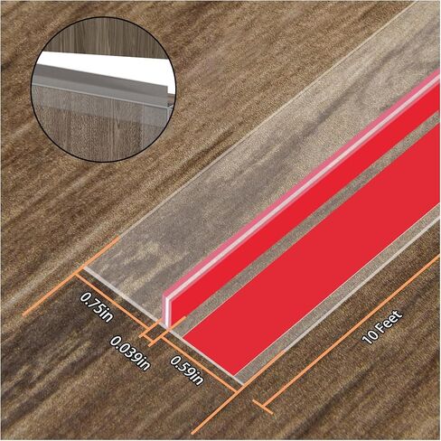حشو الفجوة على شكل حرف T: شريط ختم سيليكون واضح لأبواب غرفة النوم الجزء العلوي من الجانب القاع والفجوات الأخرى الطول 118.1in/300 سم عرض 0.14in/0.35 سم مانع الغبار والضوضاء in Kuwait