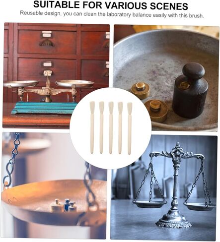 GLEAVI 5pcs Laboratory Brush Laboratory Cleaning Brush Teaching Apparatus Cleaning Coffee Machine Bottle Cleaner Balance Coffee for Experiment in Saudi Arabia