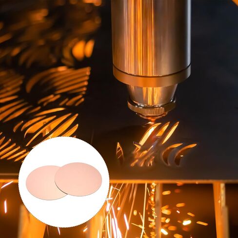 MECCANIXITY 10 Pcs Round Copper Plate, 20mm (0.79") Dia Pure Copper Sheets, 0.5mm(0.02") T2 Pure Copper Plates for Crafts, DIY, Electrical Repairs, Industrial Use in Saudi Arabia