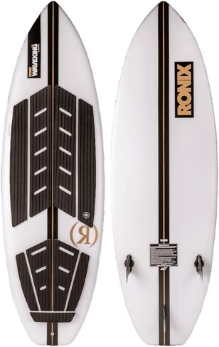 Ronix Flyweight - Wave King Surfer - White/Black/Gold Wakesurf Board in Saudi Arabia