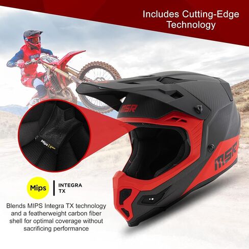 MSR Carbon Hex Motocross, Dirt Bike Helmet w/MIPS in Saudi Arabia
