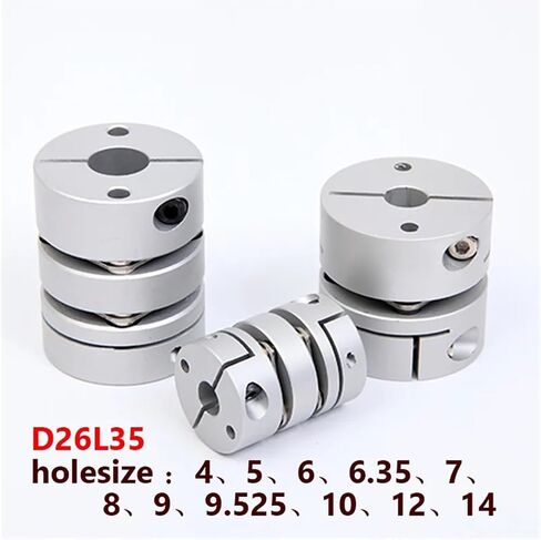 Zerva مرنة Double Double Diaphragm Dailer D26L35 اقتران ، لكرات تشفير محرك السائر (الحجم: 5x5) in Saudi Arabia