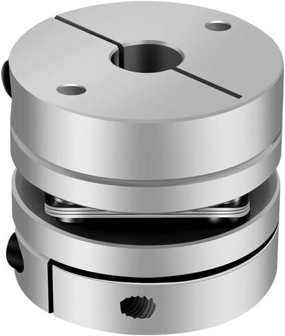 COKYIS Aluminum Alloy D39L35 Single Diaphragm Coupling Elastic Joint D39mm L35mm Ball Screw Step servo Motor Encoder Computer FA Part (Size : 14X19) in Saudi Arabia