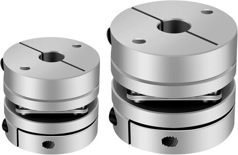 COKYIS Aluminum Alloy D39L35 Single Diaphragm Coupling Elastic Joint D39mm L35mm Ball Screw Step servo Motor Encoder Computer FA Part (Size : 14X19) in Saudi Arabia