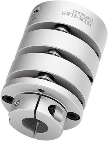 UAMOU Three Diaphragm Flexible Shaft Coupling Aluminum clamp for Encoder Couple stepmotor Connect Quick Coupler for CNC Machine Cheerfully (Size : 50x71.65(8-20)(8-25)) in Saudi Arabia
