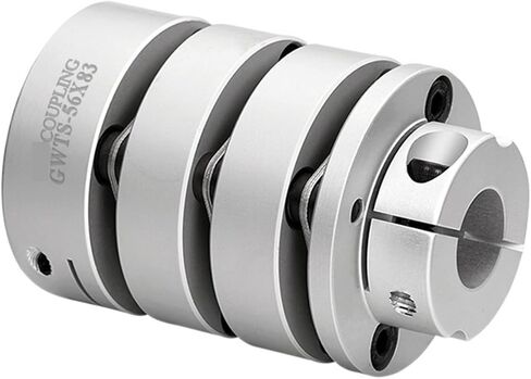 UAMOU Three Diaphragm Flexible Shaft Coupling Aluminum clamp for Encoder Couple stepmotor Connect Quick Coupler for CNC Machine Cheerfully (Size : 50x71.65(8-20)(8-25)) in Saudi Arabia