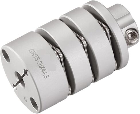 UAMOU Three Diaphragm Flexible Shaft Coupling Aluminum clamp for Encoder Couple stepmotor Connect Quick Coupler for CNC Machine Cheerfully (Size : 50x71.65(8-20)(8-25)) in Saudi Arabia