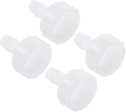 Pack of 4 Plastic Hose Barb Fittings 5/16" Hose Barb to 1/2" g Female Fittings in Kuwait