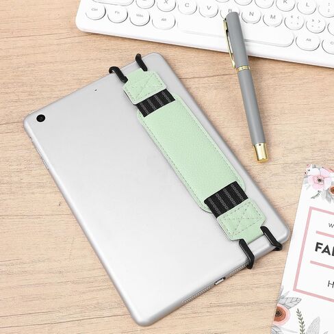 2 Pack Security Hand Strap for 6-8" eReaders Fire Tablet, High Elasticity Anti-Drop Strap Lightweight Finger Grip Holder for Pad E-Book Tablet (Green) in Saudi Arabia