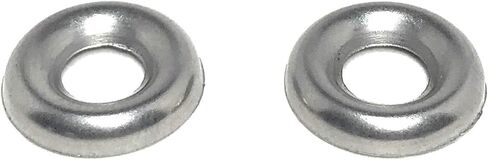 #10 Stainless Steel (316 Marine Grade Stainless) Finishing Washers Cup Washers Countersunk (100 Pieces) in Saudi Arabia