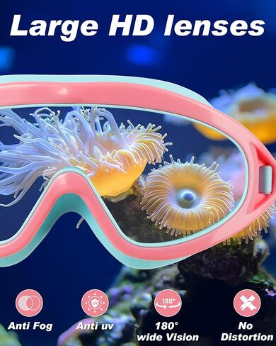 Baohulu Kids Swim Goggles with Cap Cap و Swimming Goggles Cap for Toddler Girls & Boy in Saudi Arabia