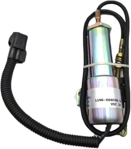 11N6-666030-24 Fuel Shut Off Stop Solenoid 24V for R210 R215-7-9 R225-9 for DH220-5 in Saudi Arabia
