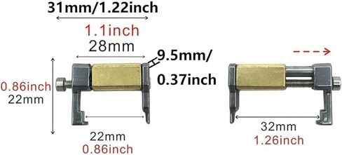 Electric Guitar Bridge Intonation Adjuster Tool and Tremolo Bridge Shim Compatible with Floyd Rose Tremolo Bridge Systems Electric Guitar Accessories in Saudi Arabia