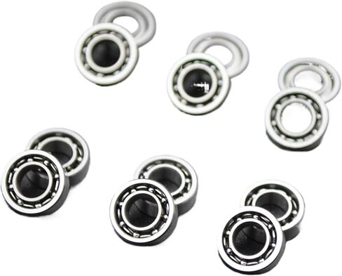 10Pcs 3x6x2mm MR63 Open Mini Bearings Kit 3mm Bore 3 6 2 Bearing in Saudi Arabia