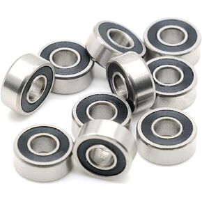SMR104RS تحمل 4 * 10 * 4MM SMR104 RS 2RS محامل الكرة الفولاذ المقاوم للصدأ SMR104-2RS 10pcs in Saudi Arabia